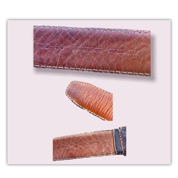 YSL Belt Brown Leather Yves Saint Laurent - Picture 6 of 10